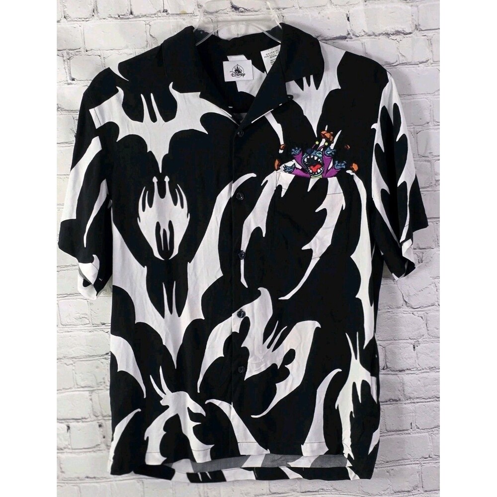 2024 Disney Parks Adults  Small Halloween Stitch Camp Shirt